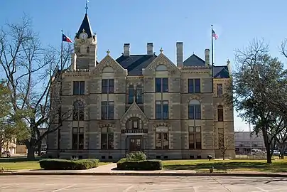 1891 Fayette County Courthouse north elevation (2007)