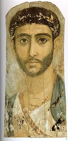 Image 37The Fayum mummy portraits epitomize the meeting of Egyptian and Roman cultures. (from Ancient Egypt)