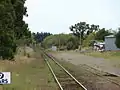 Northern entrance to the yard and signals.