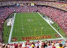 FedExField before a kick-off against Jacksonville