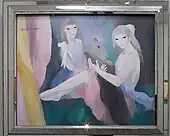 1923,  Femmes au chien, oil on canvas