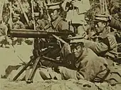 Machine guns were not used to their full potential. In 1924, a foreign observer was surprised by the failure to use Maxim guns to spread enfilading fire or harass enemy supply lines.