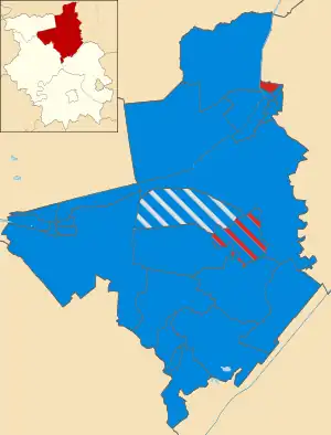 2003 results map