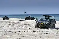 Fennek SWP during an exercise in Ustka, Poland