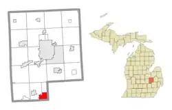 Location within Genesee County