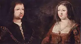 Image 61Wedding portrait of the Catholic Monarchs (from History of Spain)