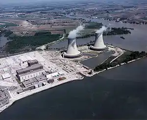 Image 10Enrico Fermi Nuclear Generating Station on the shore of Lake Erie, near Monroe (from Michigan)