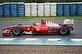 Fernando Alonso testing the Ferrari F10 during pre-season testing in Jerez, February 2010.