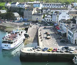 Ferry in the harbour