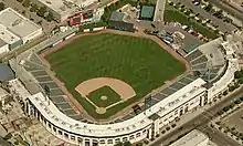 Chukchansi Park aerial view