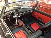 Fiat 1200 Cabriolet interior