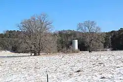 Snowy field in Funkhouser