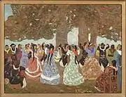 Pedro Figari, Figuras bailando, 1921