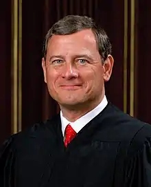 photograph of Chief Justice John Roberts