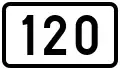 Regional Road 120 shield}}