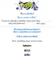 Firefly homepage circa 1996 ("Tilted Bullseye")