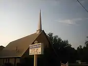 First Baptist Church of Hico on U.S. Highway 281 South