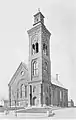 The congregation's former building in Central Hill Park, completed in 1869.