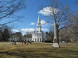 A Congregational church in Cheshire, Connecticut, United States