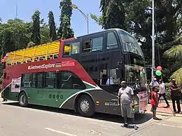 Image 40A double-decker bus on its first day of operation in Mombasa, Kenya (from Double-decker bus)