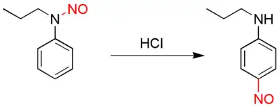 Fischer-Hepp rearrangement