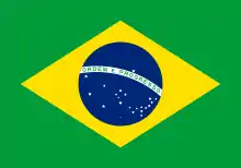 Second flag of the  Republican Brazil with 22 stars (1960–1968)