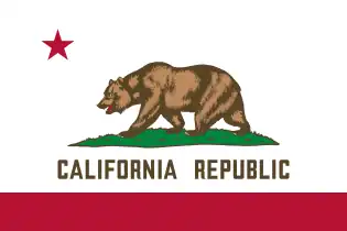 Flag of California (grizzly bear)