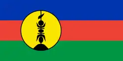 Second official flag of New Caledonia