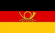 Postal flag East Germany