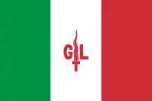 Flag of the Colonna Italiana (1936–1945)