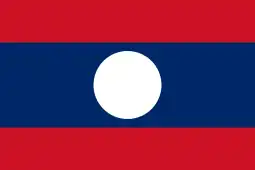 Flag of Laos (moon)