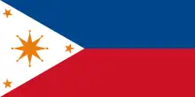 Flag of the Revolutionary Government in Bacolod (1899), Republic of Negros.