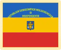 Banner of the Moldavian Democratic Republic, 1917–1918