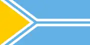 Flag of Tuva(18 September 1992–8 February 2002)