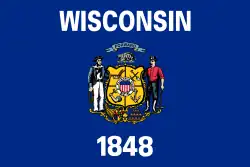 The flag of Wisconsin