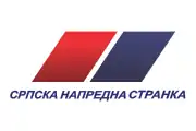 Flag of the Serbian Progressive Party