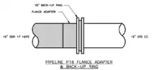 Flange Adapter and Back-up Ring