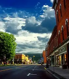 North Main Street, across from the courthouse, 2010