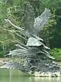 Flight of Swans sculpture installed in May 2006 at Swan Lake