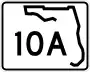 State Road 10A marker