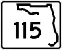 State Road 115 marker