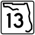 State Road 13 marker