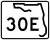 State Road 30E marker