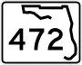 State Road 472 marker