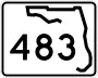 State Road 483 marker