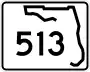 State Road 513 marker