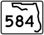 State Road 584 marker