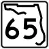 State Road 65 marker