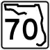 State Road 70 marker