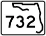 State Road 732 marker